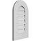 Ekena Millwork Round Top Surface Mount PVC Gable Vent: Functional, w/ 3-1/2"W x 1"P Standard Frame, 14"W x 24"H GVPRT14X2401SF - alternate 5